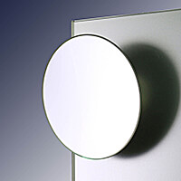 Kosmetikspiegel mit 5fach Vergrößerung am Badezimmerspiegel