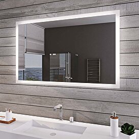Leuchtspiegel hinterleuchteter Badezimmerspiegel nach Wunsch Maß 