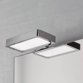 LED Spiegelleuchte Pazo 116 mm + Badezimmerspiegel