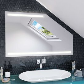 Badspiegel fr Dachschrge Comfort TD LEDPlus