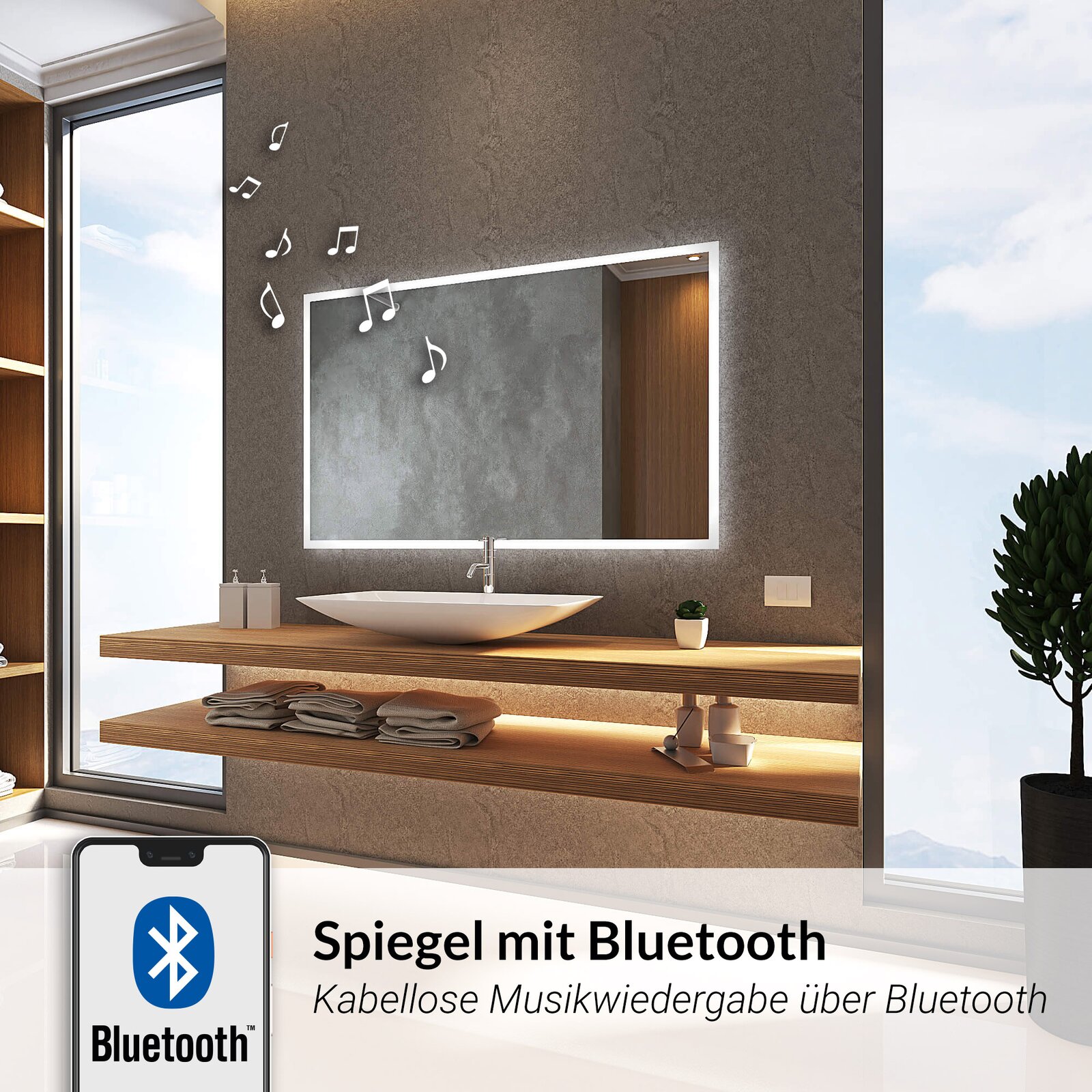 badezimmerspiegel mit bluetooth sound frankfurt 4s