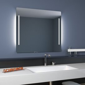 Badspiegel Linea LED Side mit Rundecken