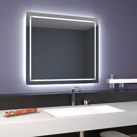 Badspiegel mit Rundecken Linea LED 4S1