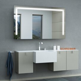 1A Badspiegel 100 x 80 cm Comfort TS1 LEDplus
